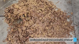 Horizontale semi-natte materiaalbreker-organische meststof breekmachine kunstmestbreker