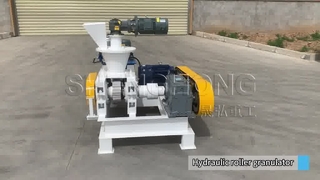 Hydraulische rolgranulator droge rol granulatie machine organische meststof productie-installatie