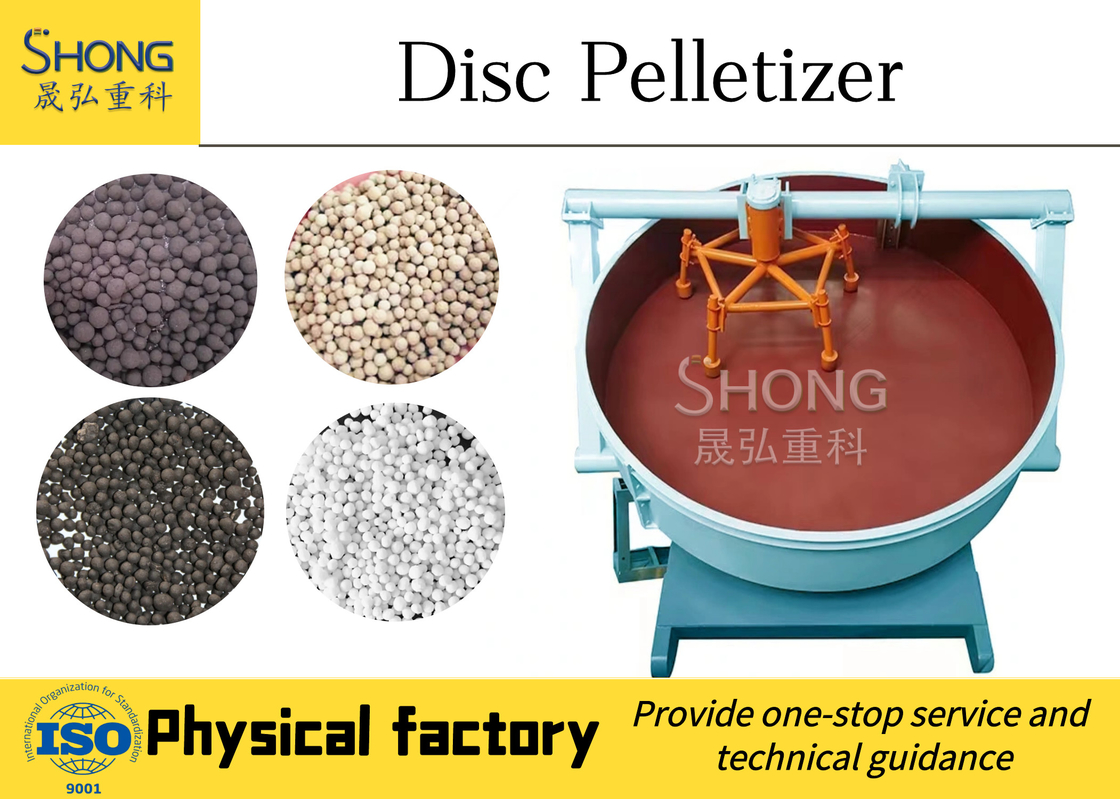 Pan Type Fertilizer Granulator Machine voor de Organische Meststof van de Kippenmest