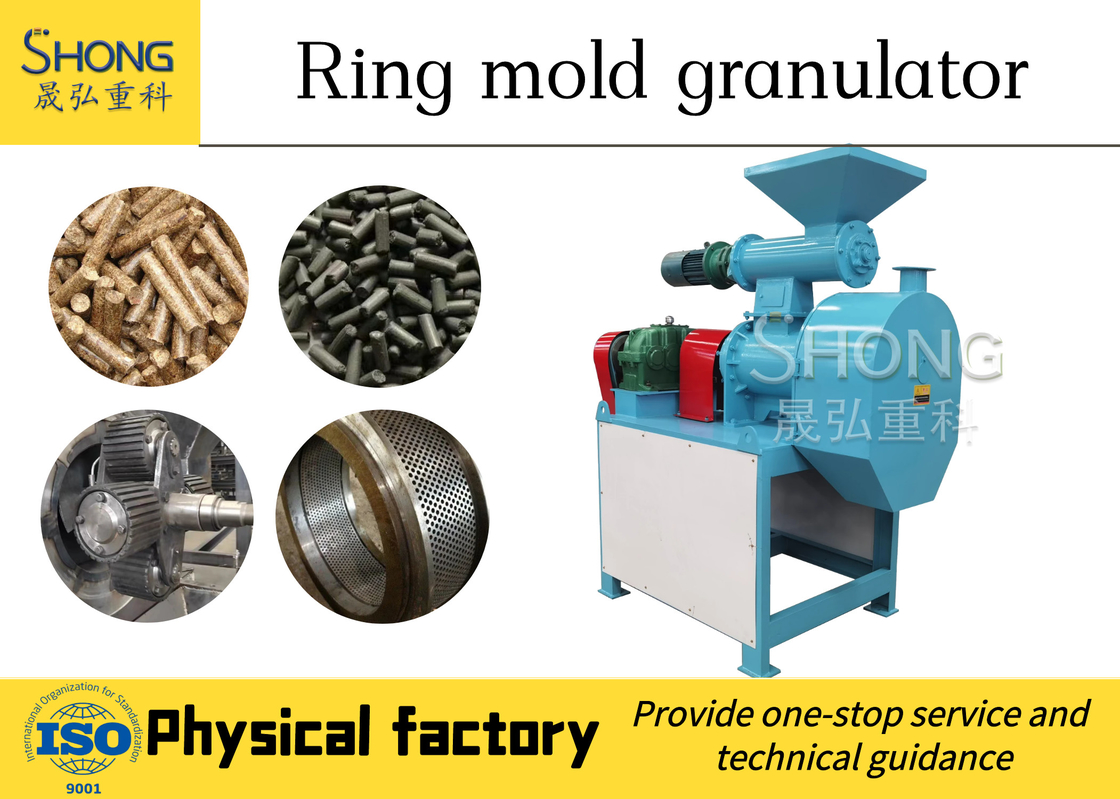 Eindkorrels Grootte 3-10 mm Organische meststof Granulator met een productiecapaciteit van 4-6 t/u
