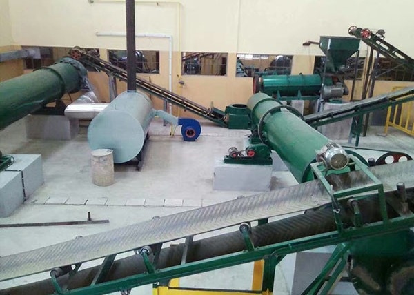 Van de de Meststoffenproductielijn 10t/H van de kippenmest Organische de Meststoffenproductie-installatie
