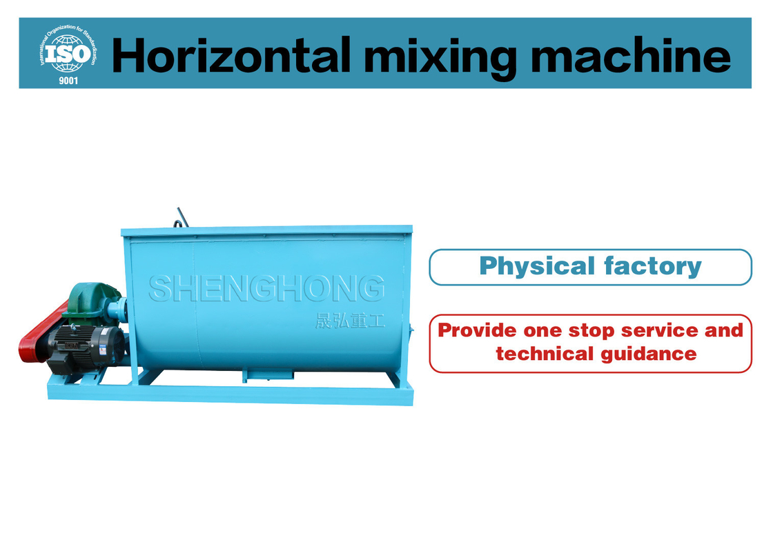PLC-gestuurd 1-100t/h vermogen mixer.