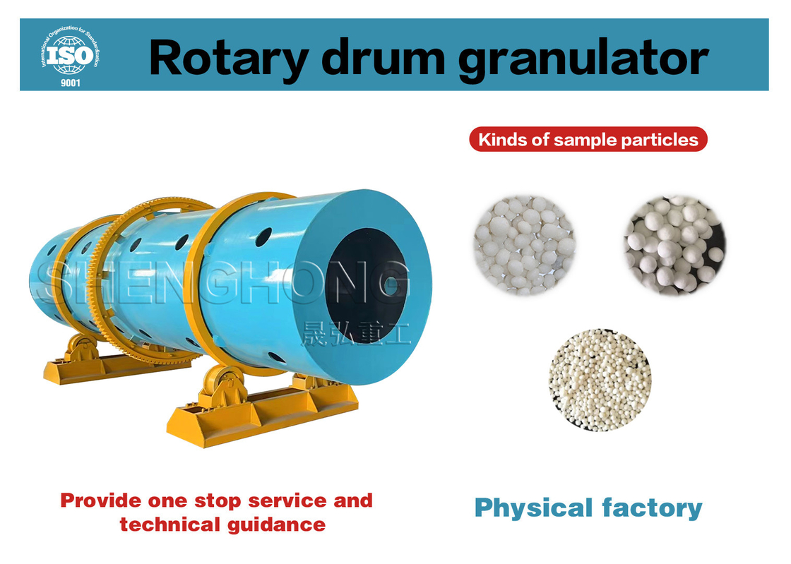Vochtgehalte ≤ 5% en korrels Dia 2,5-20 mm rolgranulerende machine met korrels