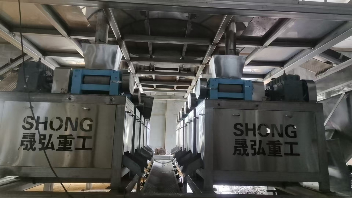 18.5kw NPK meststofproductielijn met een looptijd van 1 jaar en een gehalte aan organische stoffen ≥ 30%