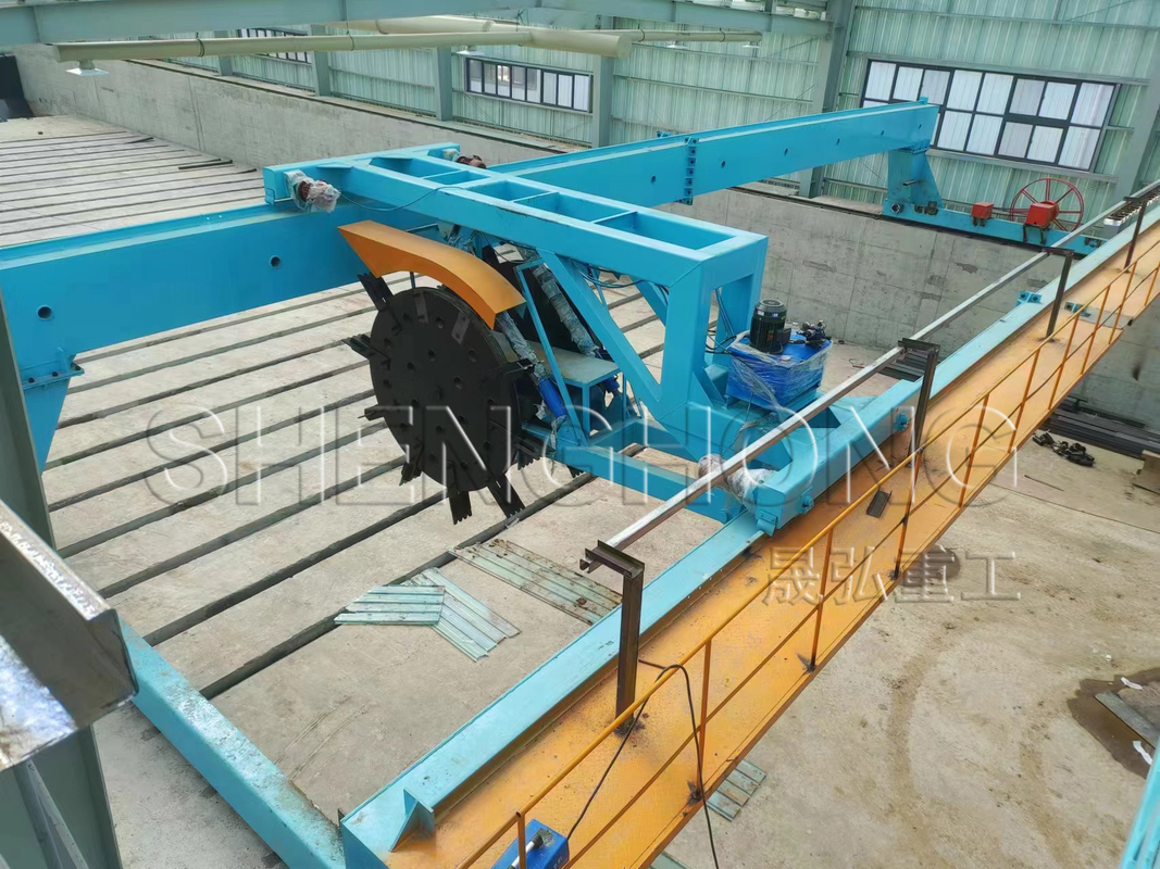 Crawler Fermentatieapparatuur voor groove type compost draaimachine 1,68m Deep Groove technologie