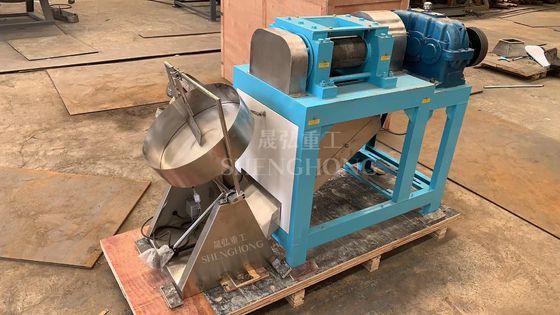 1-2t/uur capaciteit Double Roller Granulator Gemakkelijk onderhoud voor een soepele werking