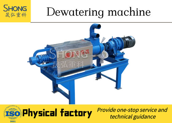 Kip/Schapen/Koe Dung Dewatering Screw Press Machine, 1T/H-Mest Ontwaterend Materiaal