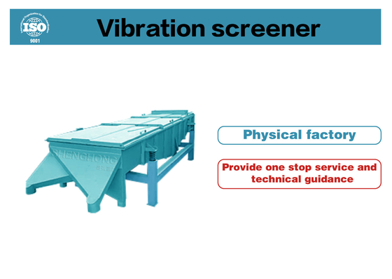 2-10 mm Pellet Size Carbon Steel Vibratory Screening Equipment 1,2*4m Voor materiaalvocht 2%-4%