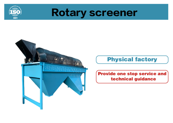 1.2x4m Vibratory Screening Equipment voor 2-4% vochtmest