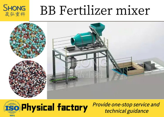 BB-mestvermengingsmachine-type granulator voor een betere distributie van voedingsstoffen