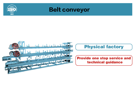 Vlot materiaaloverdracht met PVC-bandmateriaalbandtransportmachines