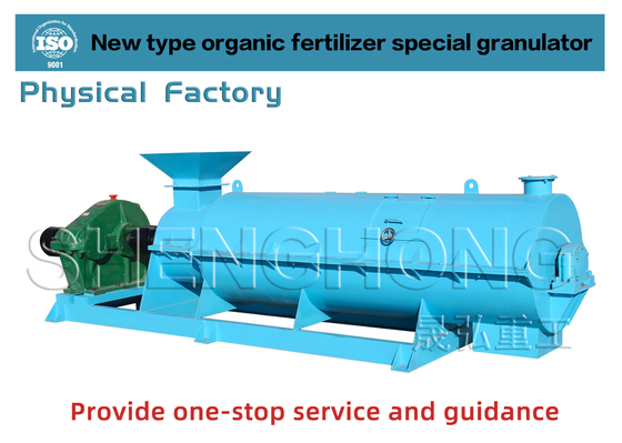 Biologische grondstof mestmestpellet maken machine kip organische meststof granulator