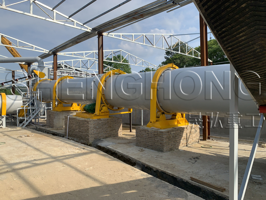 Organische meststofgranulator voor koeienmest 1-20 ton/uur