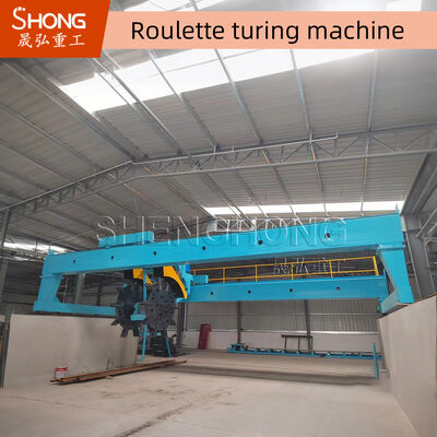 Wieltype Compostkeerder - Diepe 1,6m Hoop, 12m Breedte, Hoge Efficiëntie