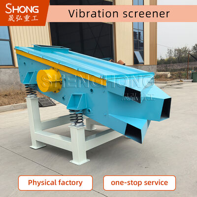 Vibratorische screeningapparatuur met een hoge efficiëntie 1200x3000 mm met 4 kW motorvermogen en een laag energieverbruik