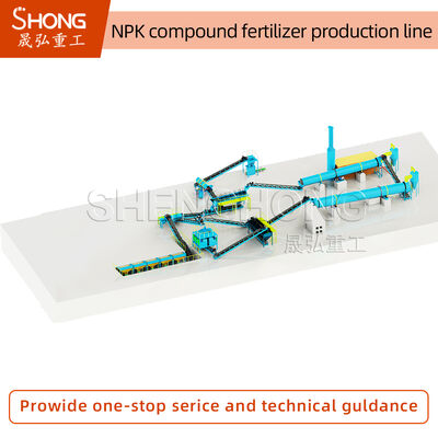 Op basis van de NPK-mestproductielijn / NPK-mestfabriek voor de productie van pellets