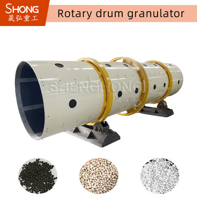 Roestvrijstalen roterende trommel kunstmestgranulator 3-5t/u 7,5KW