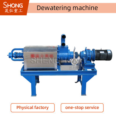 4-25 T/H aangepaste dierlijke koeienmestseparator met 7,5 kW pompvermogen