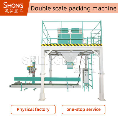 Biologische meststofzakmachine met snelheid 180-240 zakken/uur, constructie van roestvrij staal en automatisch wegen en verpakken