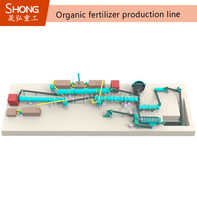 Van de de Meststoffeninstallatie van het Npkcompost de Organische Productielijn van de het Poeder Organische Meststof