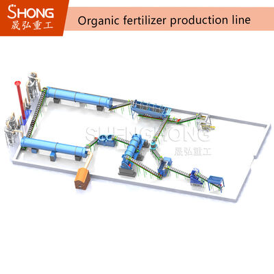 Complete Organische Kunstmestfabriek van Veeafval