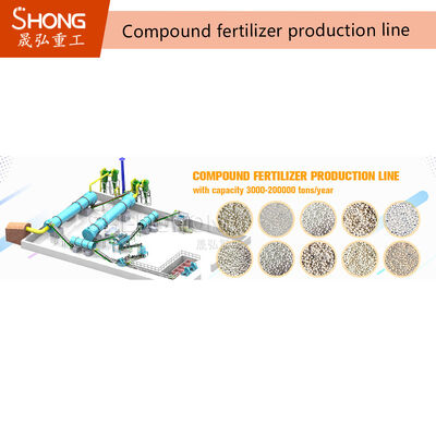 380V Trommelgranulator voor NPK-meststoffenproductielijn 1-50T/H