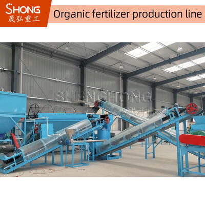 5T/H de organische Productielijn van de Meststoffenkorrel met het Korrelen van Machine