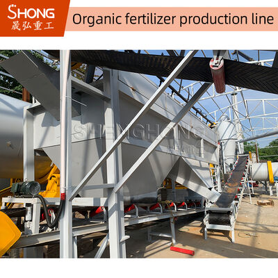 Compost Organische Meststof die Productielijn Automatisch maken Volledige