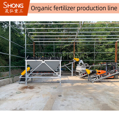 Het Materiaal van de Meststoffenkorrels van koedung npk organic production line