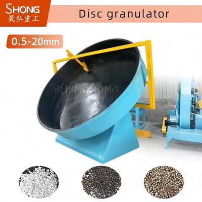 Hoge efficiëntie, laag stroomverbruik, duurzame schijfgranulator voor het pelletiseren van organische meststoffen