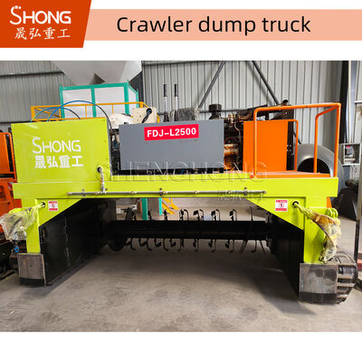 50 T/H Capaciteit Zelfrijdende Compost Windrow Turner Voor Dierenmest Productie Lijn voor organische meststoffen