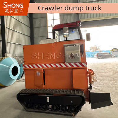 Verstelbare grondvrijheid Hydraulische fermentatie compostapparatuur voor hoog efficiënte compostdraaien