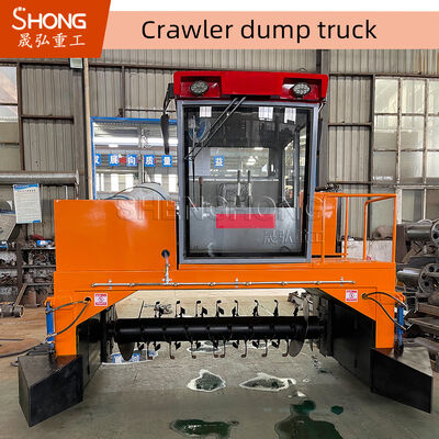 FD 3000 Crawler Fermentation Turning Machine met hydraulische werking, instelbare hoogte en een hoge paardenkracht dieselmotor voor efficiënte compost draaien