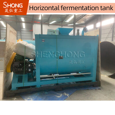 Organische Compost Fermentatietank 3-5CBM Capaciteit 4710*1700*2500mm Afmetingen voor 8-10 Uur Hoge-Temperatuur Fermentatie