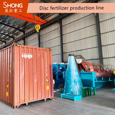Organic Fertilizer Production Line with Ball Shape Granules 1-2 T/h Capacity and Engineer Available Service Overseas