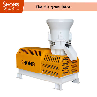 Platte matrijzenpelletmachine voor de productie van organische meststoffen met een capaciteit van 1-4 ton per uur en een granuleersnelheid van ≥95%