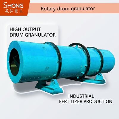 Carbon Steel Drum Type Fertilizer Granulator Machine voor grote productie