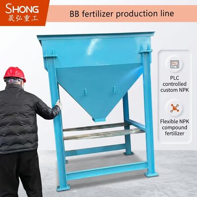 Automatische BB-mestproductielijn met PLC-besturing voor aangepaste NPK-mengmest tot 30 ton per uur