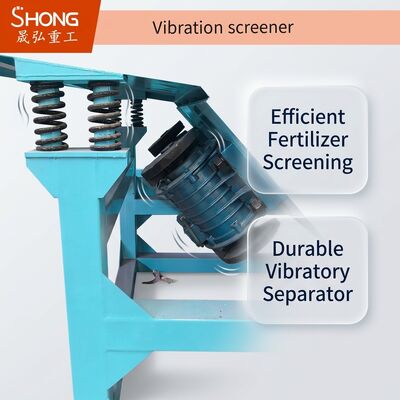 Vibratorische scheidsmachine met instelbare amplitude en frequentie, garantie van 12 maanden, ISO9001-gecertificeerd voor efficiënte screening van meststoffen
