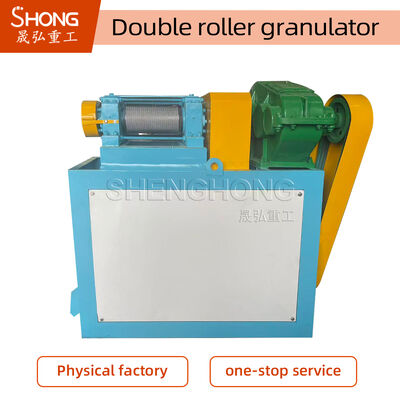 Nieuwe granulator voor samengestelde meststoffen met een rolgrootte van 186*300 mm, 18,5 kW vermogen voor platte korrels in de mestproductie
