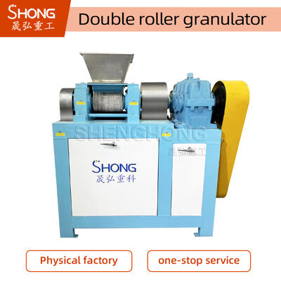 Nieuwe 18,5 kW granulator voor samengestelde meststoffen met een rolgrootte van 186*300 mm voor de productie van platte korrels