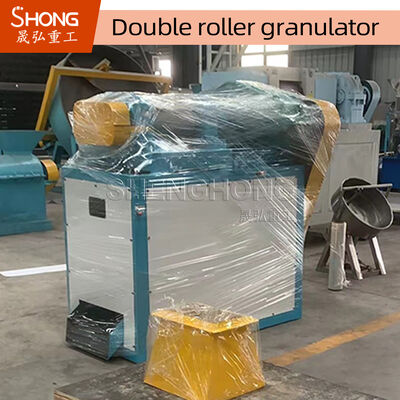 3 Tph Capaciteit Carbon Steel Double Roller Press Compound Fertilizer Granulator met 22KW Power