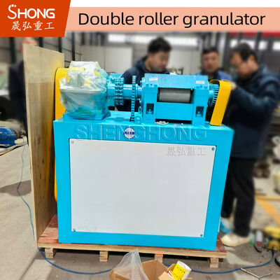 Double Roller NPK Compound Fertilizer Pellet Press Machine - Carbon Steel Construction, 1-4 t/h Capaciteit, 2-10 mm Pellet Diameter