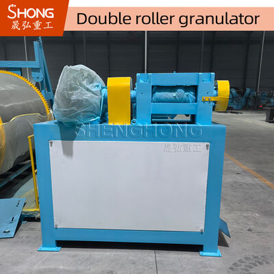Carbon Steel 22KW Double Roller Granulator voor de productie van meststoffen met een hoog granulatiepercentage