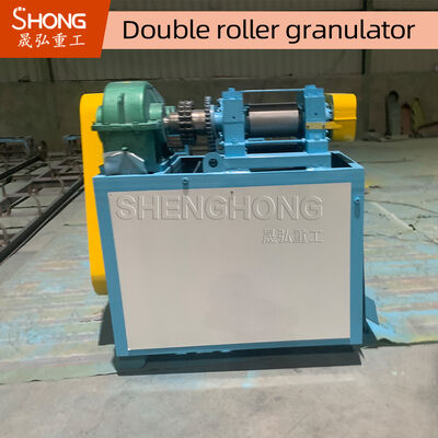 22 kW dubbelrollermestgranulator met dubbele schacht en 95% vorming