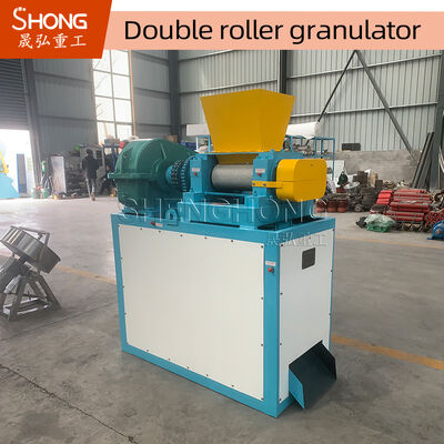 Doppelrolmachine voor het granuleren van kaliummeststoffen met extrusie met een capaciteit van 1 tot 4 t/h en een constructie van koolstofstaal