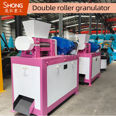 22kw Power Carbon Steel Double Roller Granulator voor droogvrije granulatie van samengestelde meststoffen