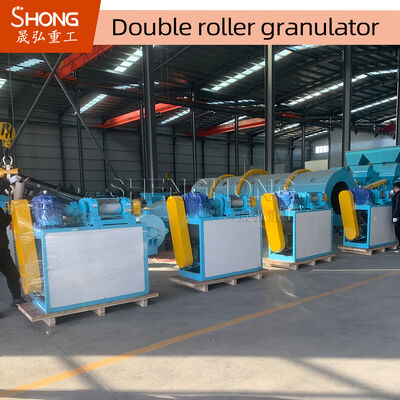 2%-5% vocht rolpers granulator met een capaciteit van 1-2 ton/uur voor platte bal samengestelde meststof granulaten