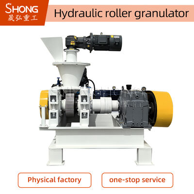 Machine voor het briketteren van hydraulische meststoffen met een hoge capaciteit van 1-20 t/u met dubbele schacht voor dierlijke kippenmest met een korrelsom van 3-6 mm