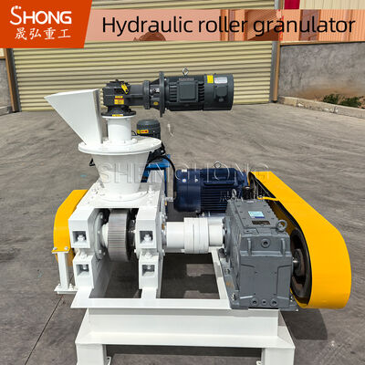 Heavy Duty Hydraulic Roller Press Granulator met 95% granulatieverhouding, 1-20 ton/uur capaciteit en 380V aangepaste spanning